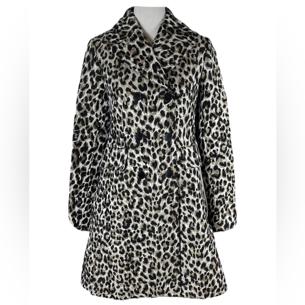 Christian Dior Faux Fur Leopard Pattern Print size Coat : Size Small